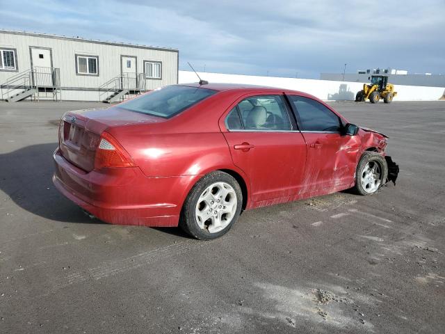 3FAHP0HAXAR148238 - 2010 FORD FUSION SE RED photo 3