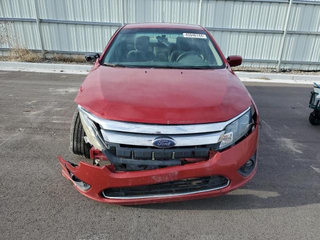 3FAHP0HAXAR148238 - 2010 FORD FUSION SE RED photo 5