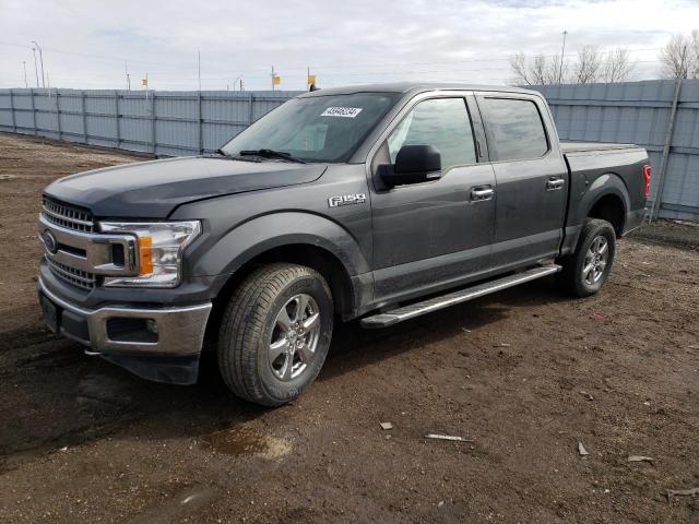 1FTEW1EP6KKD46318 - 2019 FORD F150 SUPERCREW GRAY photo 1