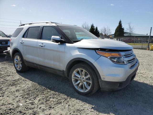 1FM5K8F84EGA13825 - 2014 FORD EXPLORER LIMITED SILVER photo 4