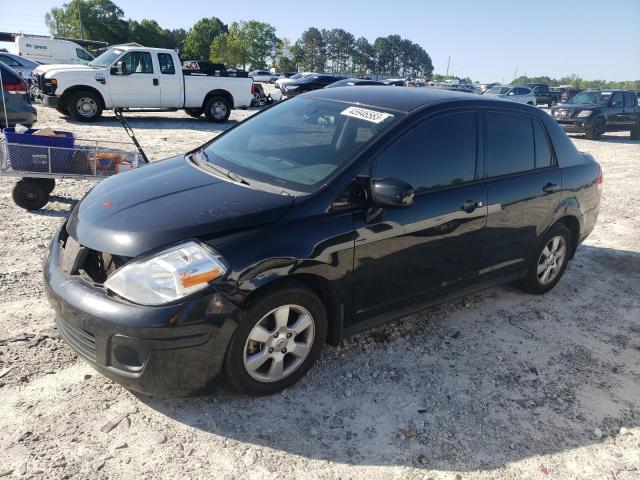 3N1BC11E79L485398 - 2009 NISSAN VERSA S BLACK photo 1