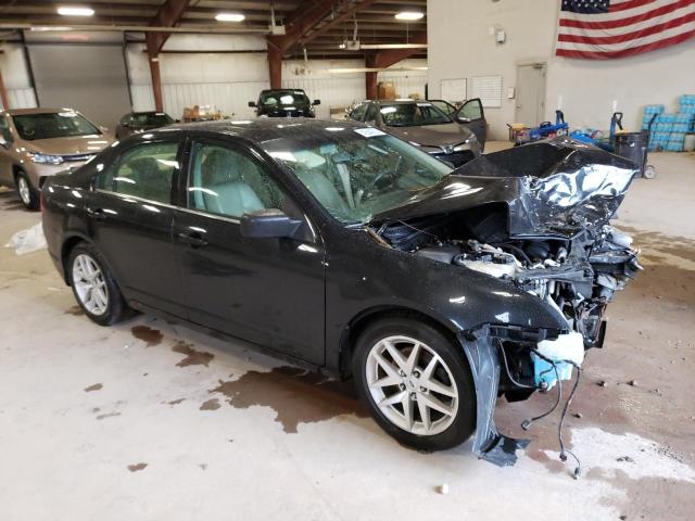 3FAHP0JA3AR360568 - 2010 FORD FUSION SEL BLACK photo 4