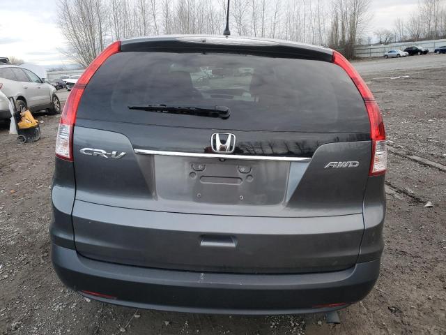 2HKRM4H59DH668374 - 2013 HONDA CR-V EX GRAY photo 6