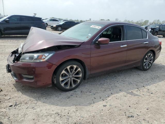 1HGCR2F56EA281886 - 2014 HONDA ACCORD SPORT BURGUNDY photo 1