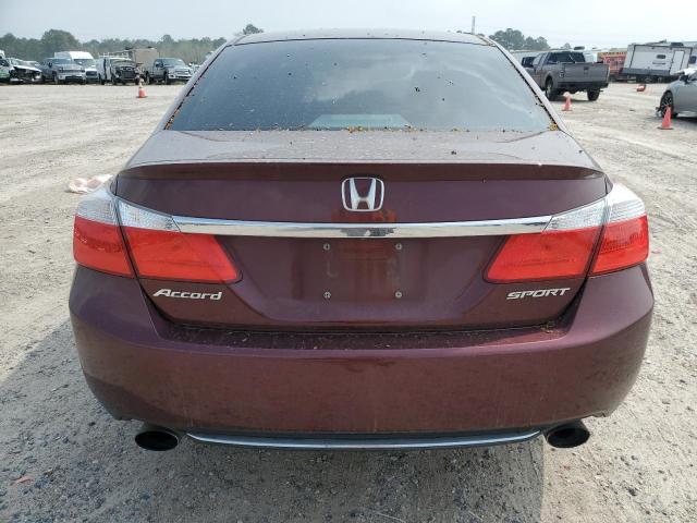 1HGCR2F56EA281886 - 2014 HONDA ACCORD SPORT BURGUNDY photo 6