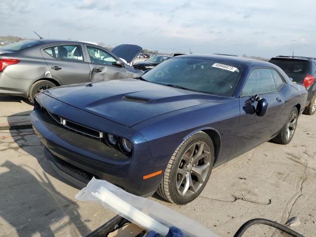 2C3CDZBG3FH724676 - 2015 DODGE CHALLENGER SXT PLUS BLUE photo 1