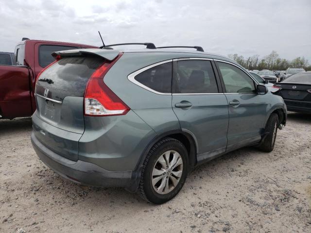 JHLRM3H76CC005921 - 2012 HONDA CR-V EXL TEAL photo 3