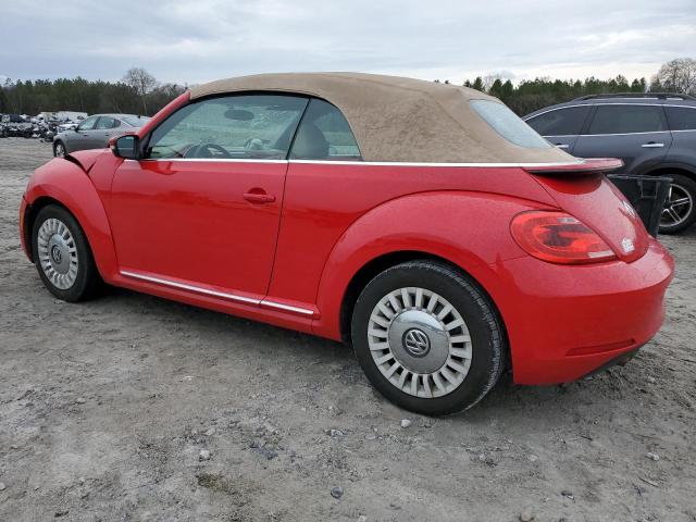 3VW5X7AT2DM823435 - 2013 VOLKSWAGEN BEETLE RED photo 2