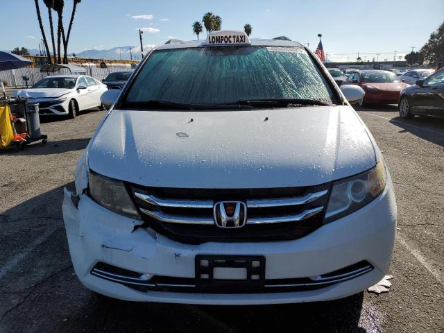 5FNRL5H6XEB088651 - 2014 HONDA ODYSSEY EXL WHITE photo 5