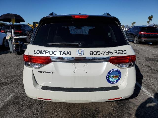 5FNRL5H6XEB088651 - 2014 HONDA ODYSSEY EXL WHITE photo 6