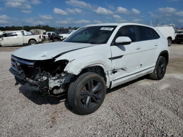 1V25E2CA1LC222815 - 2020 VOLKSWAGEN ATLAS CROS SE თეთრი ფოტო 1