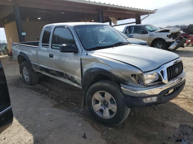 5TESM92N41Z818987 - 2001 TOYOTA TACOMA XTRACAB PRERUNNER ვერცხლისფერი ფოტო 4
