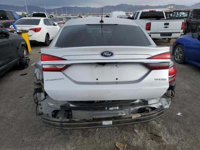 3FA6P0LU1HR354874 - 2017 FORD FUSION SE HYBRID SILVER photo 6