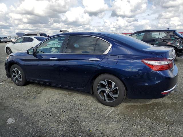 1HGCR2F34GA041687 - 2016 HONDA ACCORD LX BLUE photo 2