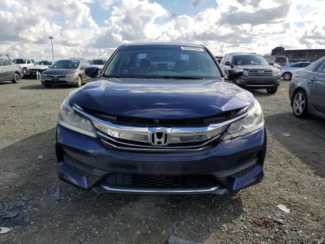 1HGCR2F34GA041687 - 2016 HONDA ACCORD LX BLUE photo 5