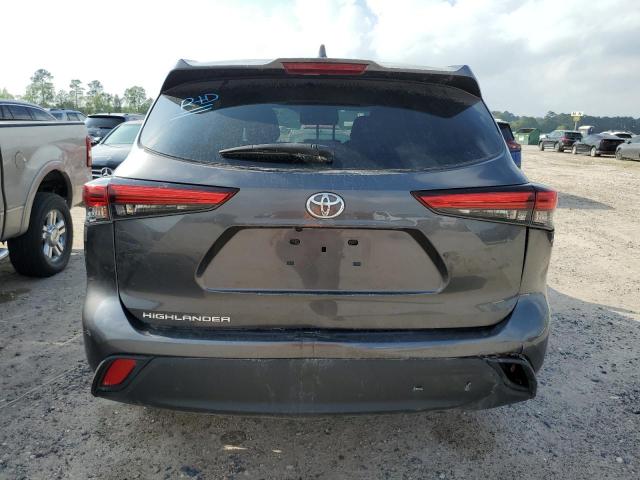 5TDCZRAH3LS007621 - 2020 TOYOTA HIGHLANDER L GRAY photo 6