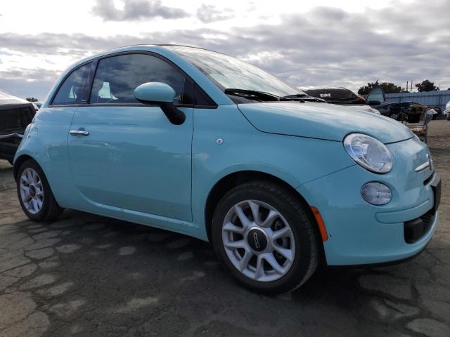 3C3CFFLR6HT694270 - 2017 FIAT 500 POP TURQUOISE photo 4