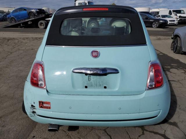 3C3CFFLR6HT694270 - 2017 FIAT 500 POP TURQUOISE photo 6