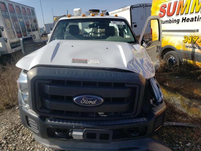 1FDUF4GY3CED10620 - 2012 FORD F450 SUPER DUTY WHITE photo 5