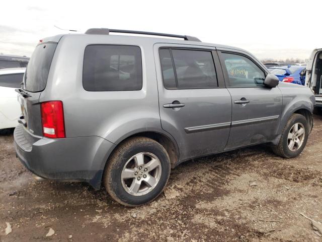 5FNYF48569B041384 - 2009 HONDA PILOT EXL GRAY photo 3