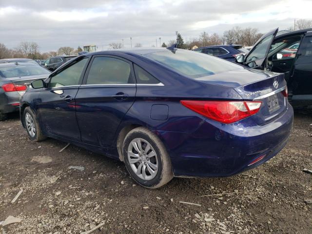 5NPEB4AC6BH060709 - 2011 HYUNDAI SONATA GLS BLUE photo 2