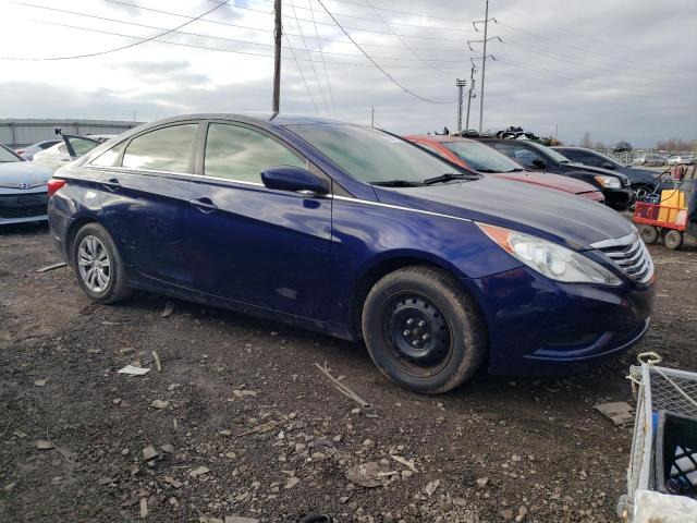 5NPEB4AC6BH060709 - 2011 HYUNDAI SONATA GLS BLUE photo 4