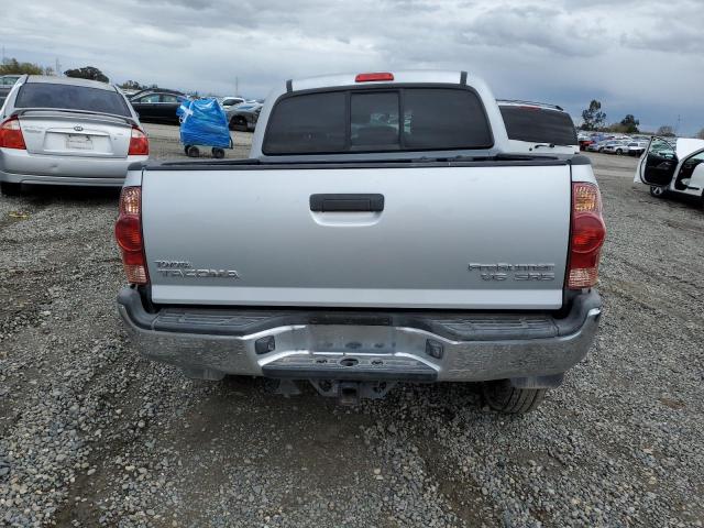 3TMJU62N48M070744 - 2008 TOYOTA TACOMA DOUBLE CAB PRERUNNER SILVER photo 6
