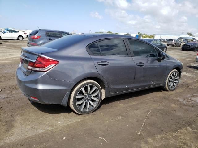 19XFB2F97EE240473 - 2014 HONDA CIVIC EXL GRAY photo 3