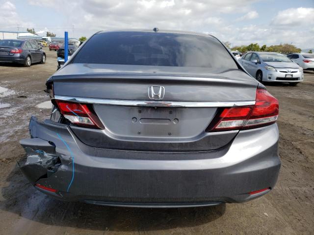 19XFB2F97EE240473 - 2014 HONDA CIVIC EXL GRAY photo 6