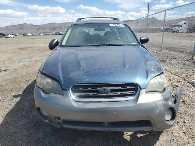 4S4BP61C757392730 - 2005 SUBARU LEGACY OUTBACK 2.5I BLUE photo 5