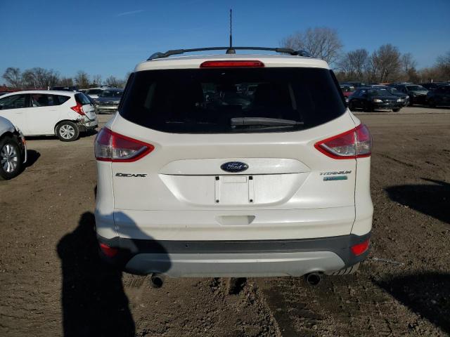 1FMCU0J91DUB22892 - 2013 FORD ESCAPE TITANIUM WHITE photo 6