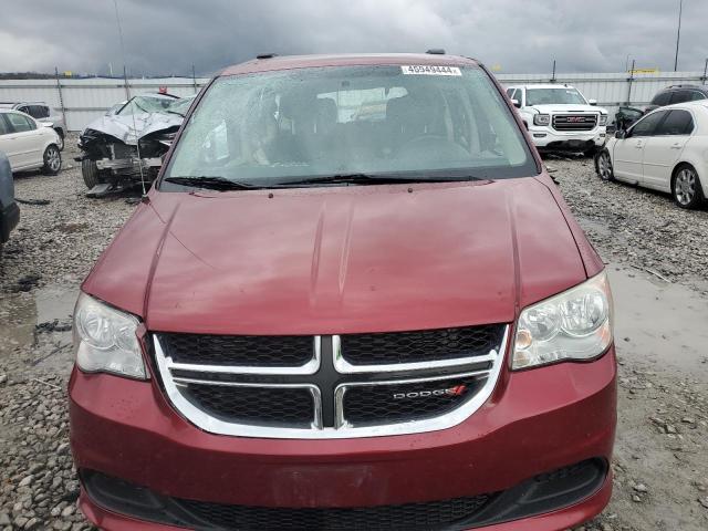 2C4RDGCG1ER239115 - 2014 DODGE GRAND CARA SXT RED photo 5