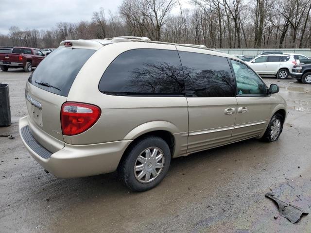 2C8GP64L33R384768 - 2003 CHRYSLER TOWN & COU LIMITED GOLD photo 3