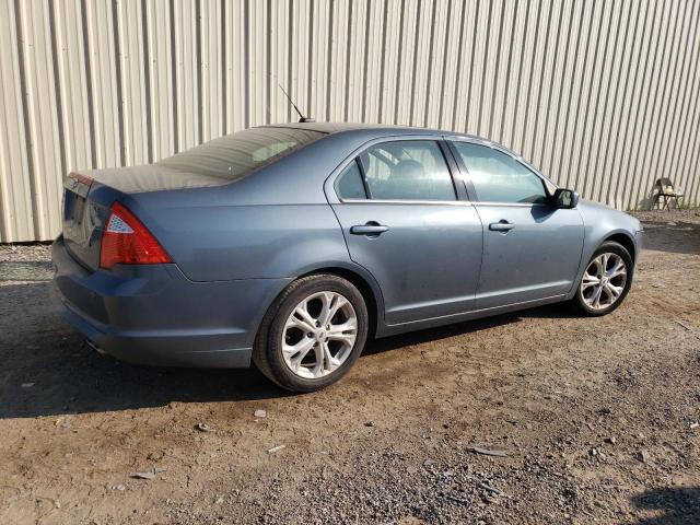 3FAHP0HA1CR395277 - 2012 FORD FUSION SE BLUE photo 3