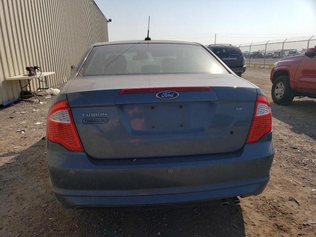 3FAHP0HA1CR395277 - 2012 FORD FUSION SE BLUE photo 6