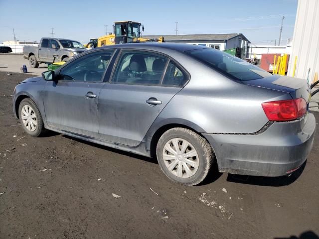 3VW2K7AJXDM268914 - 2013 VOLKSWAGEN JETTA BASE GRAY photo 2