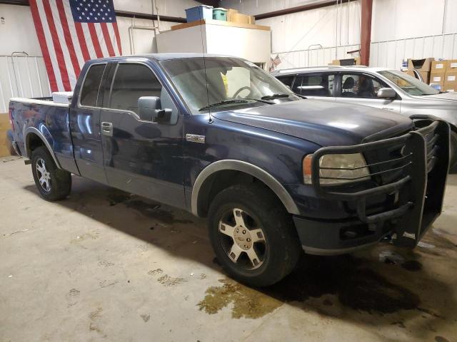 1FTPX14504NC31768 - 2004 FORD F-150 BLUE photo 4