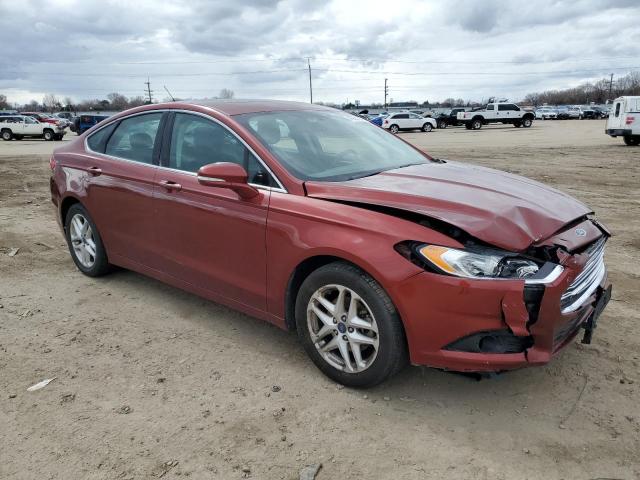 3FA6P0HDXER234298 - 2014 FORD FUSION SE BURGUNDY photo 4