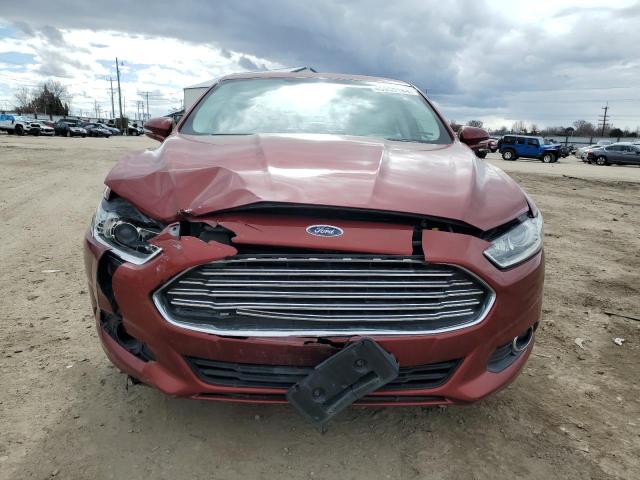 3FA6P0HDXER234298 - 2014 FORD FUSION SE BURGUNDY photo 5