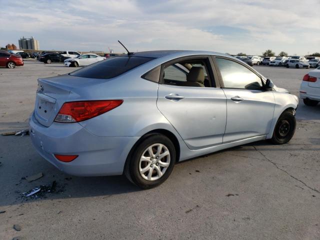 KMHCT4AE1DU555636 - 2013 HYUNDAI ACCENT GLS BLUE photo 3