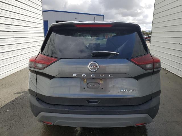 5N1AT3BB1MC732150 - 2021 NISSAN ROGUE SV GRAY photo 6