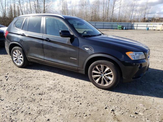 5UXWX9C56E0D43146 - 2014 BMW X3 XDRIVE28I BLACK photo 4