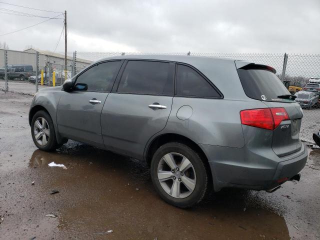 2HNYD286X9H507454 - 2009 ACURA MDX TECHNOLOGY GRAY photo 2