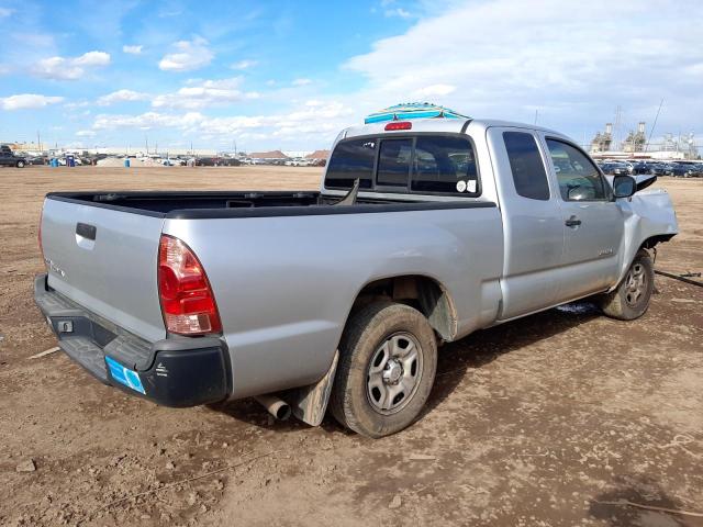 5TETX22N47Z382895 - 2007 TOYOTA TACOMA ACCESS CAB ვერცხლისფერი ფოტო 3