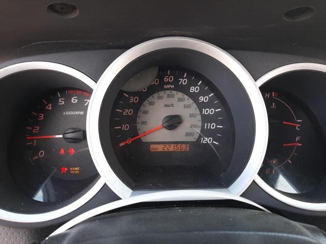 5TETX22N47Z382895 - 2007 TOYOTA TACOMA ACCESS CAB ვერცხლისფერი ფოტო 9