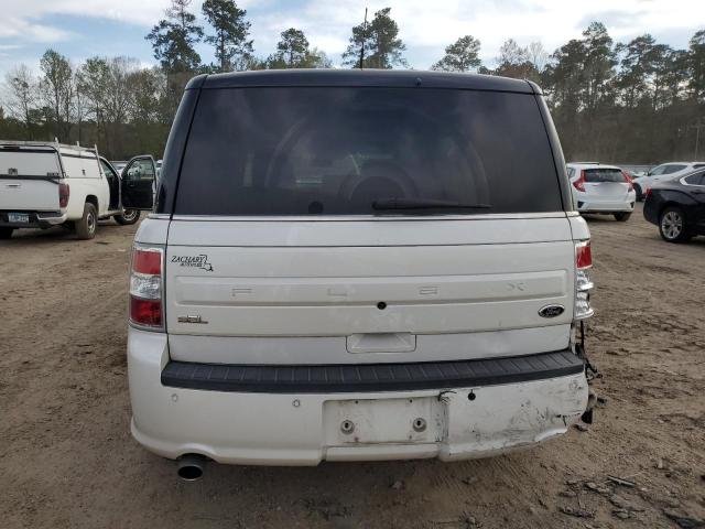 2FMGK5C86EBD29049 - 2014 FORD FLEX SEL WHITE photo 6