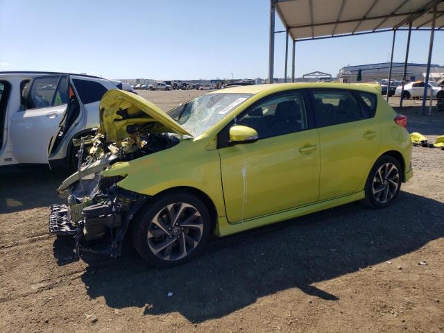 JTNKARJE3HJ545096 - 2017 TOYOTA COROLLA IM YELLOW photo 1