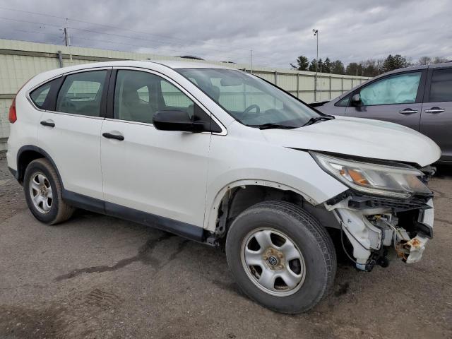 5J6RM4H35FL019498 - 2015 HONDA CR-V LX WHITE photo 4