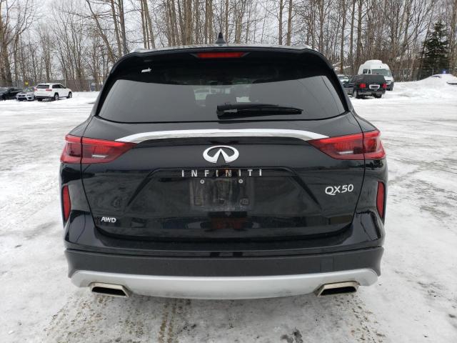 3PCAJ5BB2MF123979 - 2021 INFINITI QX50 LUXE BLACK photo 6