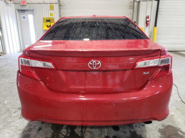 4T1BF1FK3CU627435 - 2012 TOYOTA CAMRY BASE RED photo 6